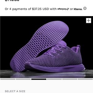 ROYAL IRIDESCENT MESH RUNNER (WOMEN'S) size 7.5.